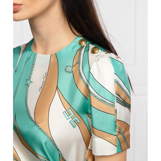 Elisabetta Franchi Jedwabna bluzka | Slim Fit Elisabetta Franchi 38 Gomez Fashion Store promocja