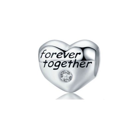 Srebrna zawieszka 925 serce forever together 2,20g Lovrin LOVRIN