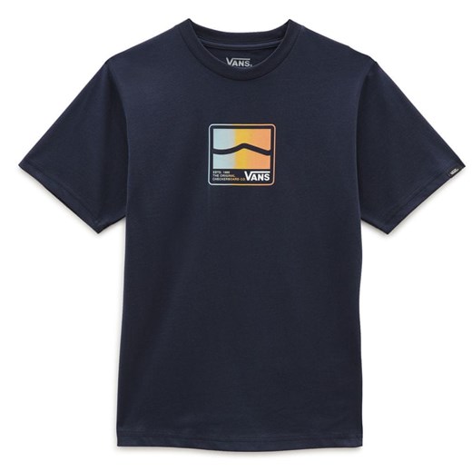 Vans Koszulka chłopięca Hi grade SS boys dress blues VN0A7SHTLKZ granatowa S Vans M Mall