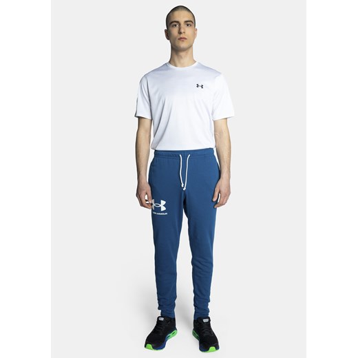 Spodnie dresowe męskie niebieskie Under Armour Rival Terry Jogger Under Armour L Sneaker Peeker