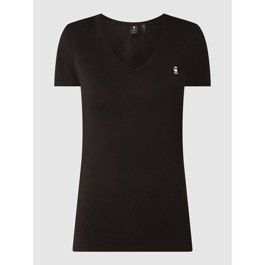 T-shirt o kroju Slim Fit z dekoltem w serek XL Peek&Cloppenburg