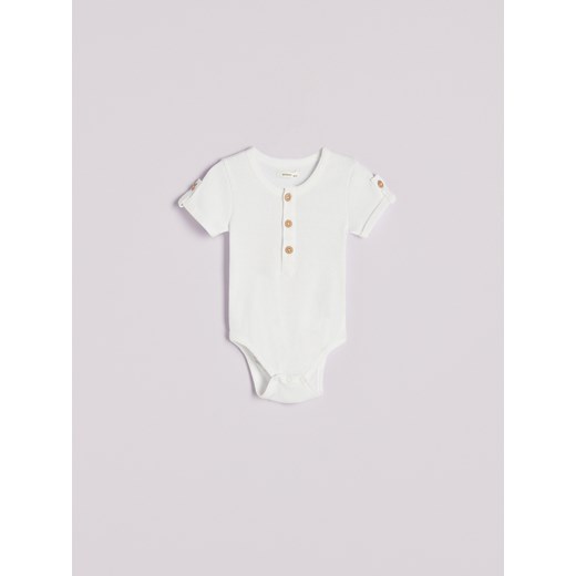 Reserved - Prążkowane body - Biały Reserved 74 Reserved