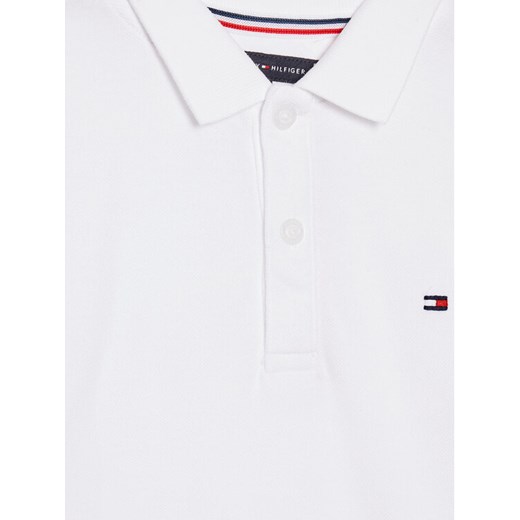 Tommy Hilfiger Polo KB0KB07365 Biały Regular Fit Tommy Hilfiger 16Y MODIVO