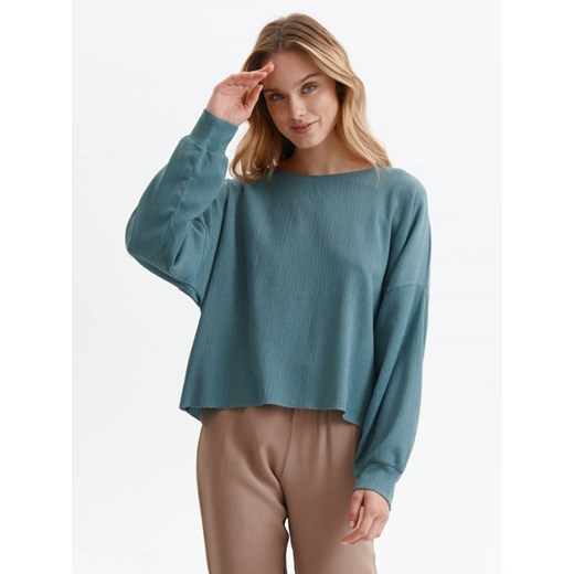 Luźna bluza z delikatną fakturą Top Secret 38 wyprzedaż Top Secret