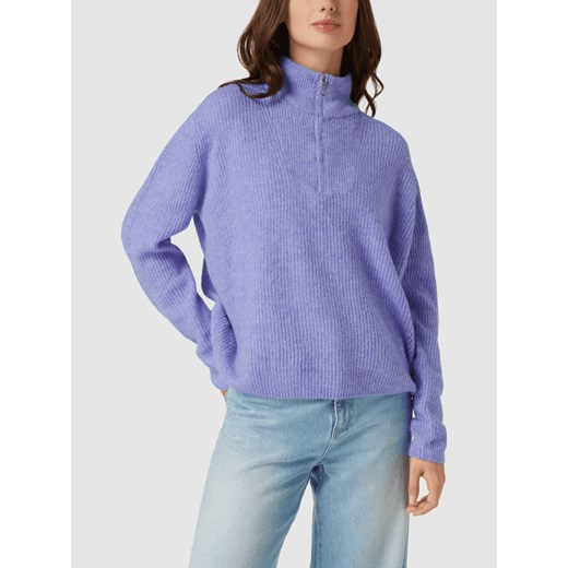 Sweter z dzianiny z kołnierzem model ‘PLAZA’ Vero Moda L Peek&Cloppenburg