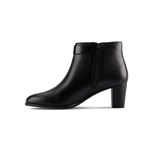 Skórzane botki "Kaylin60 Boot" w kolorze czarnym Clarks 39 okazja Limango Polska