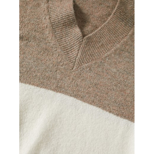 Mango Sweter Dorab 37017739 Beżowy Relaxed Fit Mango M promocja MODIVO