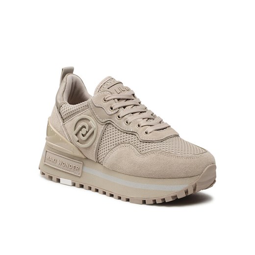 Liu Jo Sneakersy Maxi Wonder 52 BF2093 PX027 Beżowy Liu Jo 36 MODIVO wyprzedaż