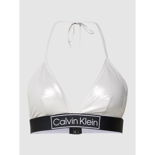 Top bikini z efektem błyszczącym Calvin Klein Underwear Peek Cloppenburg