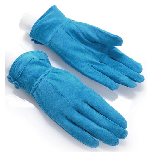 Rękawiczki skórzane FINLAND BLUE verostilo niebieski elegancki