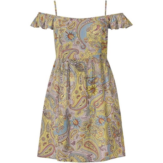 Sukienka "paisley" BODYFLIRT szary 42 bonprix