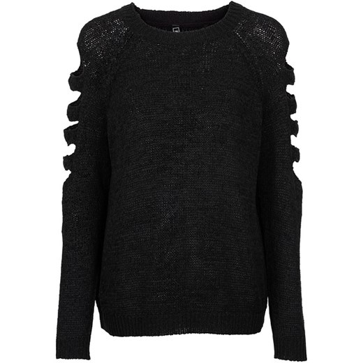 Sweter z wycięciami Rainbow 44/46 bonprix