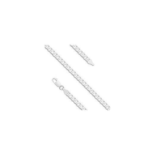 Bransoletka - pancerka diamentowana płaska pr. 925 Ø 0140