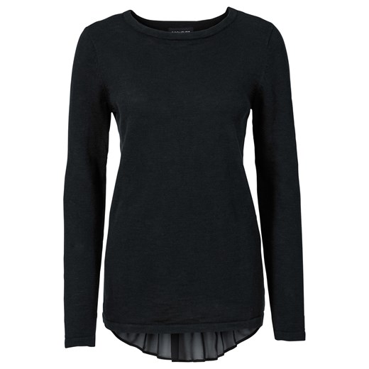 Sweter z koszulową wstawką