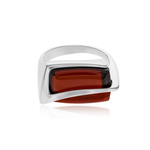 Pierścionek srebrny W.KRUK SPS/PB150W