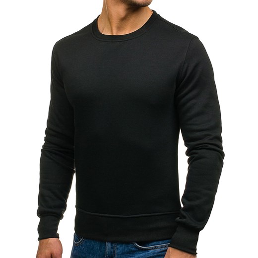 Bluza męska bez kaptura czarna Bolf BO-01