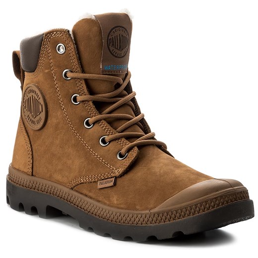 Trapery PALLADIUM - Pampa Sport Cuff WPS 72992-697-M Mahogany/Chocolate Palladium brazowy 47 eobuwie.pl