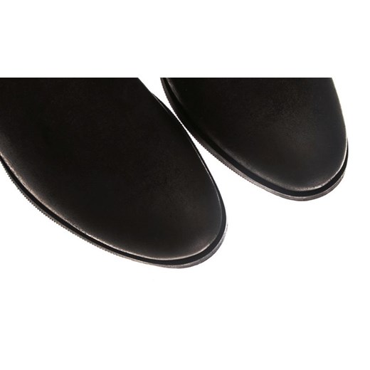 BOTKI SKÓRZANE CZARNY MAT 3415CM (35)