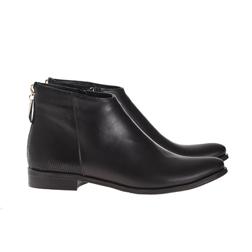 BOTKI SKÓRZANE W CZERNI 3405 C (35)
