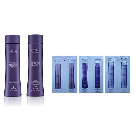 Alterna Caviar Replenishing Moisture | Zestaw nawilżający: szampon 250ml + odżywka 250ml