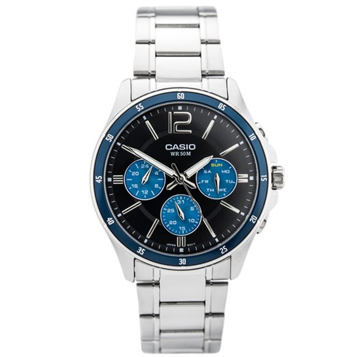CASIO MTP-1374D 2AV (zd063c) - Srebrny Casio Labri.pl