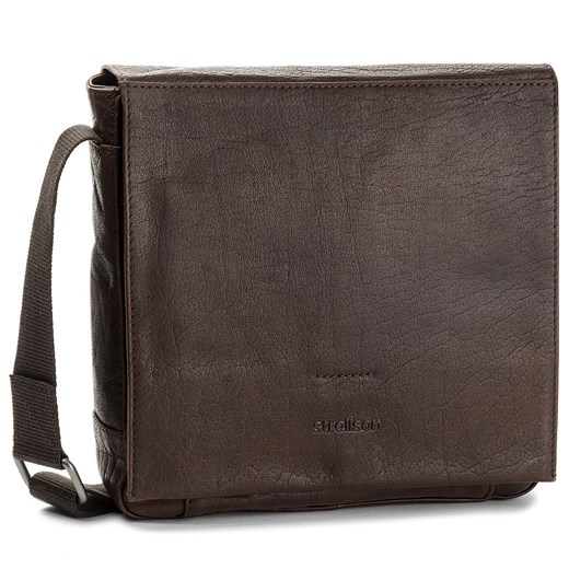 Saszetka STRELLSON - Coleman 2.0 4010002313 Dark Brown 702 Strellson szary eobuwie.pl