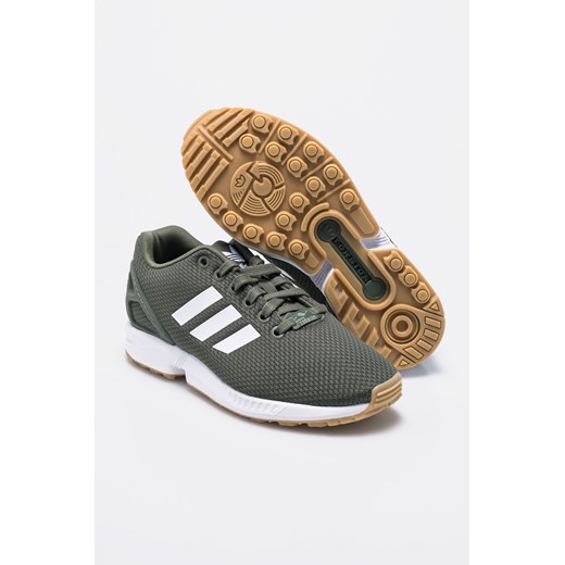 Buty sportowe damskie Adidas Originals do siatkówki zx flux gładkie na koturnie