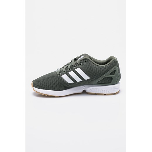 Buty sportowe damskie Adidas Originals do siatkówki zx flux gładkie sznurowane na koturnie
