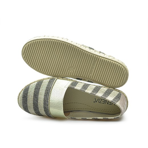 Espadryle Venezia 473-3714 NEGR Multikolor Venezia szary Arturo-obuwie