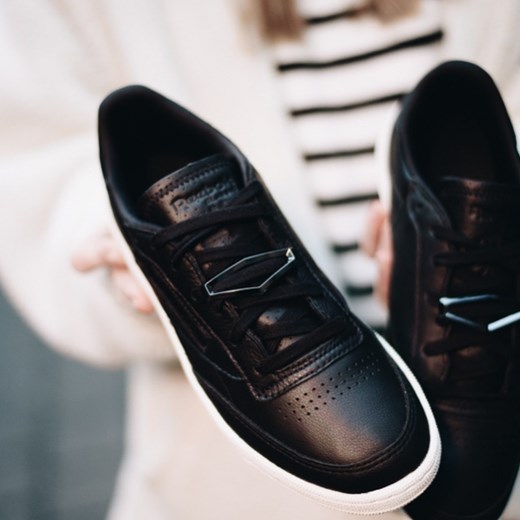 Buty damskie sneakersy Reebok Club C 85 Hardware "Black" BS9596