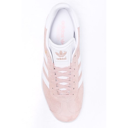 Buty sportowe damskie Adidas Originals na wiosnę gładkie płaskie ze skóry
