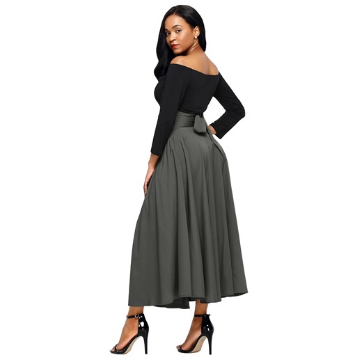 MAXI SKIRT ELISE grey Elegrina S