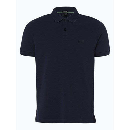 BOSS Athleisure - Męska koszulka polo – Piro, niebieski Boss Athleisure XL vangraaf