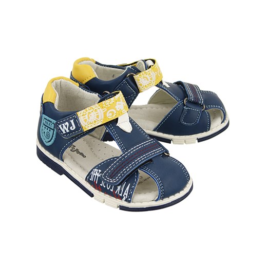 WOJTYŁKO 1S1248 niebieski, sandały dziecięce, rozmiary: 20-23 - Niebieski Wojtyłko 21 e-kobi.pl