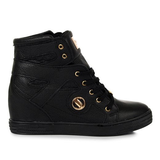 Czarne sneakersy Sharlene