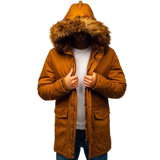 Kurtka męska Denley casual bez wzorów