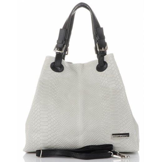 Shopper bag Vittoria Gotti skórzana