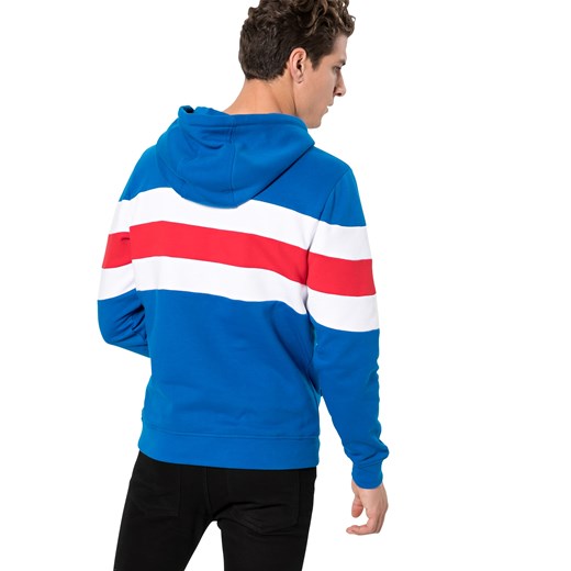 Bluzka sportowa 'Chest Striped Hoody' Urban Classics L AboutYou