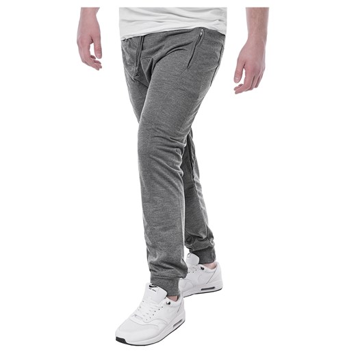 Wyprzedaż joggery dresowe NK7009 - antracytowe