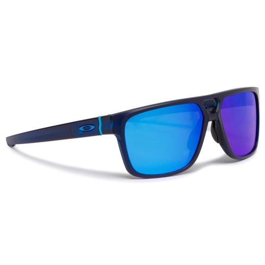 Okulary przeciwsłoneczne OAKLEY - Crossrange Patch OO9382-0360 Matte Translucent Blue/Prizm Sapphire Iridium