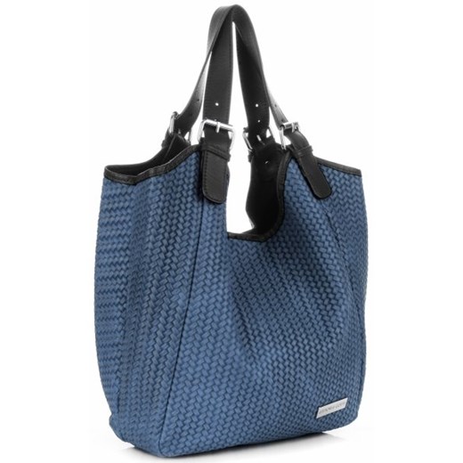 Shopper bag Vittoria Gotti skórzana casual