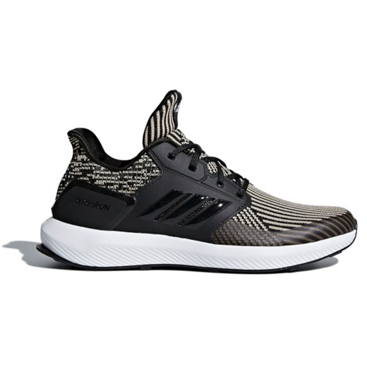 Buty sportowe damskie Adidas dla biegaczy w stylu młodzieżowym sznurowane na koturnie