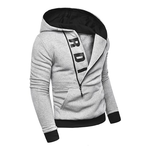 Wyprzedaż bluza RDI1742 - szary/czarny Risardi XXL