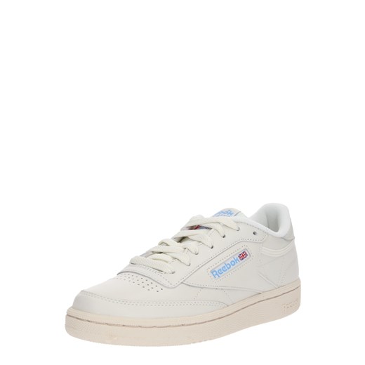 Reebok Classic trampki damskie ze skóry białe sznurowane bez wzorów