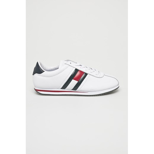 Buty sportowe męskie Tommy Jeans białe skórzane
