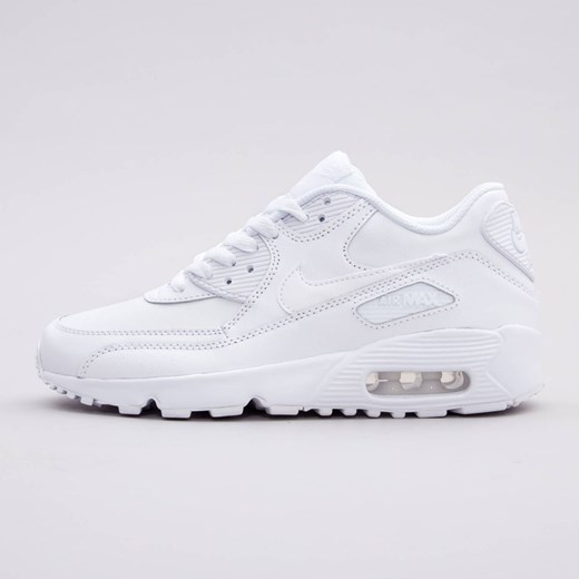 Buty sportowe damskie Nike do biegania air max 91 bez wzorów skórzane na płaskiej podeszwie