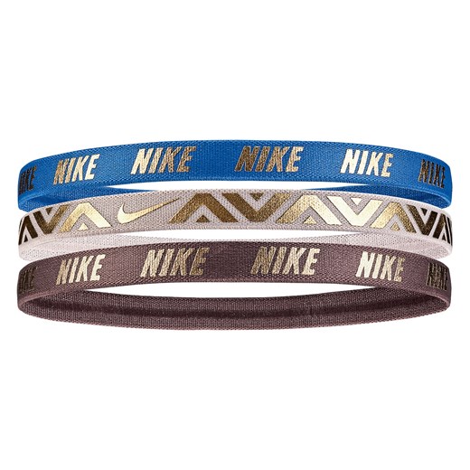 OPASKA NA GŁOWĘ METALLIC HAIRBANDS 3 PACK N.JN.G8.910.OS NIKE