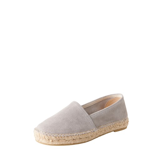 Espadryle damskie Espadrij L´originale na lato szare z zamszu