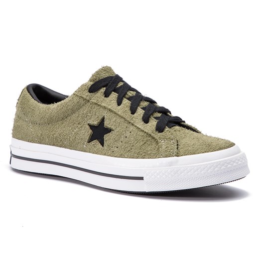 Trampki damskie beżowe Converse płaskie wiązane sportowe