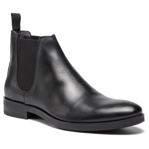 Buty zimowe męskie Togoshi skórzane eleganckie